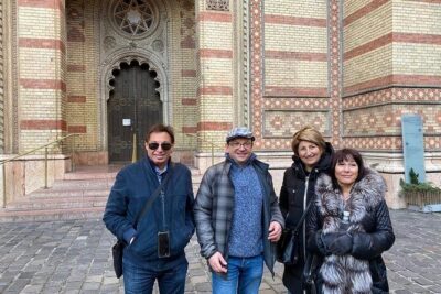 A Journey through Jewish Budapest - Walking Tour - Kamara Café start and Herzl’s birthplace square