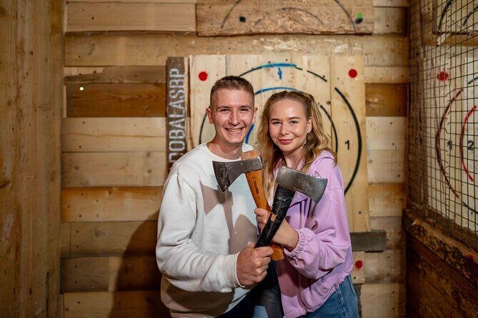 Axe Throwing Budapest - Your lane, your targets: bullseye practice and quick improvement
