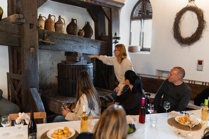 Black Truffle Hunt, Foie Gras & Wines with Budapest Pickup - Etyek presshouse stop: winemaker-led tastings in a cellar setting
