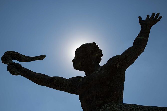 Born Under The Red Star - Communist tour with Coffee in a Retro Bar - Liberty Statue on Gellért Hill: freedom made stone