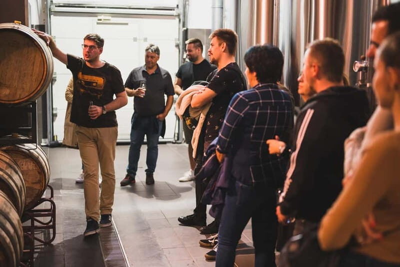 Budapest: Brewery Tour at "First Craft Beer" & Beer Tasting - After the tour: cozy taproom time and helpful staff