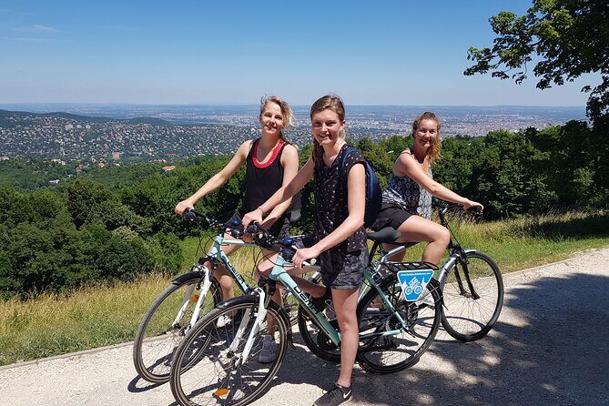 Budapest E-Mountain Biking in Buda Hills - Top of Budapest - Elizabeth Lookout: the top panorama moment with minimal fuss