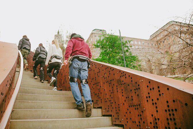 Budapest Exoskeleton Robotics Powered City Walk - Széchenyi Lánchíd: a bridge crossing that feels like a scene