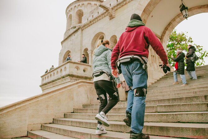 Budapest Exoskeleton Robotics Powered City Walk - Gellért Hill: panoramic views with less leg burn