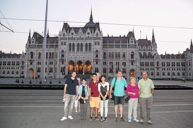 Budapest: Night Walking Tour with Danube River Cruise - Szabadság Square and Parliament: where you slow down and learn the 1,000-year thread