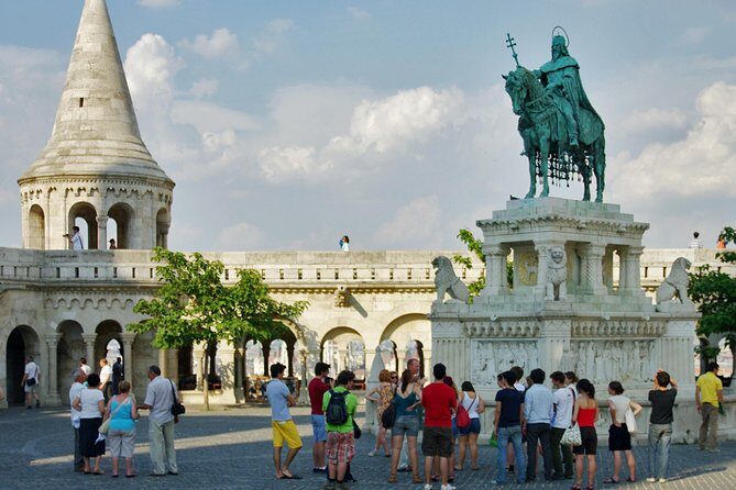 Budapest Orientation Walking Tour - Castle of Buda day: Royal Palace terrace views and the King Matthias fountain