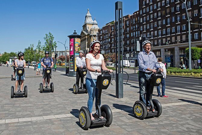 Budapest Private City Segway Tour - The riverfront payoff: Great Synagogue area, Danube Promenade views, Chain Bridge, and Parliament