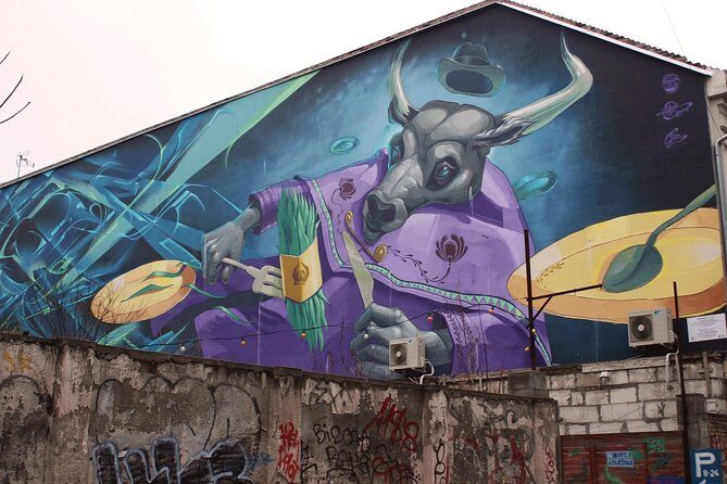 Budapest Ruin Bars Evening Walking Tour with Drinks & Snacks - District VII street art: the walk is part of the attraction