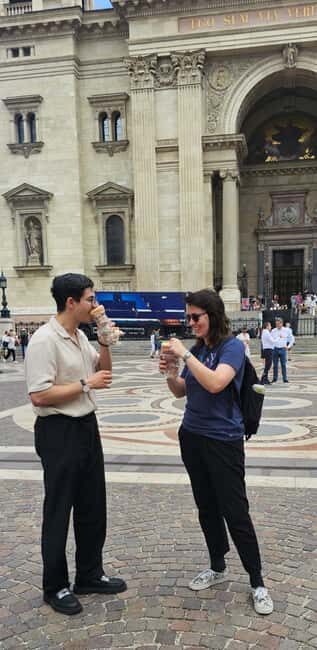 Budapest: Walking Tour with Chimney Cake & Polaroid Photos - Elizabeth Square: icons with real stories
