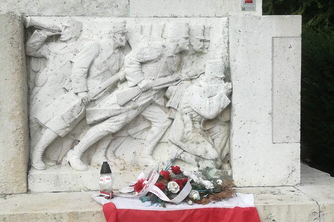 Communist Budapest Walking Tour - Freedom Square: Cold War symbols, including an atomic shelter entrance
