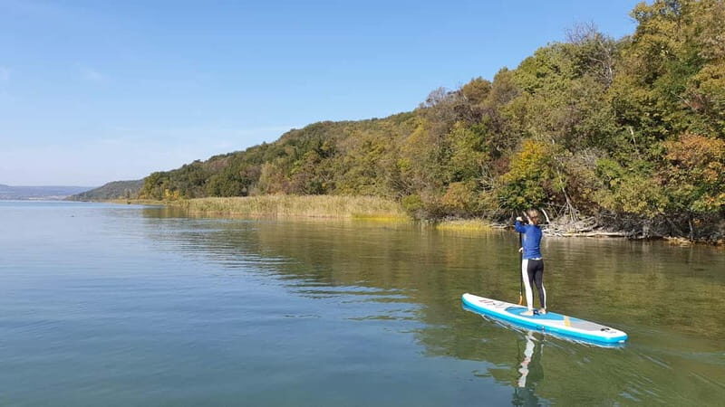 Lake Balaton 3 hour SUP tour - self-guided - Getting There: Club Tihany, the Ferry Area, and the Beach Entrance