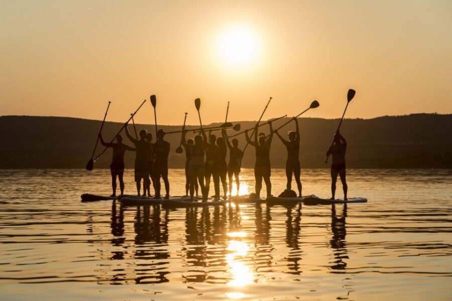 Lake Balaton: Sunset SUP Tour along the Tihany National Park - Getting Set Up at Club Tihany (and Finding Parking)