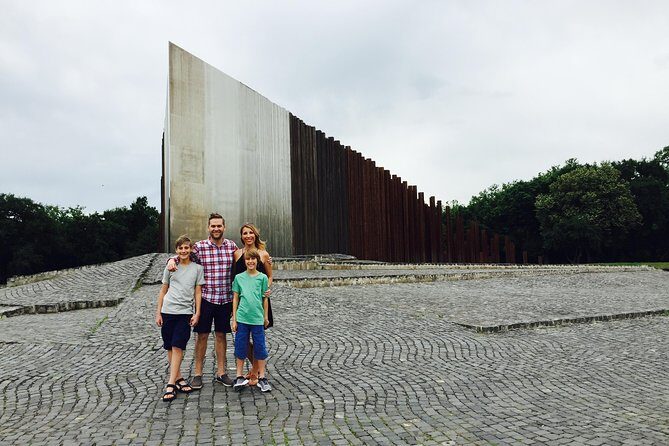 Private Communist Budapest Tour - Szabadság tér: Soviet Red Army memorial and the U.S. Embassy next door