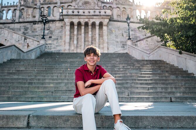 Private photography photo session at Fisherman Bastion - Parliament Square: make the lines look right in real photos