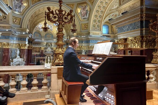 St.Stephen's Basilica: Grand Organ Concert & Ticket - Up close: organist, console, and gallery time