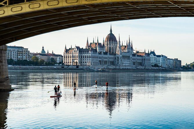Sunrise SUP to the heart of Budapest - The First Part: Learning SUP on Calm Water