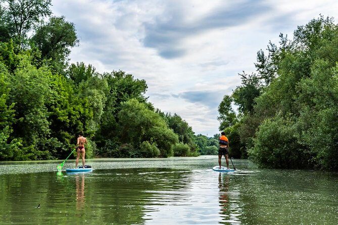 SUP Budapest: Sunset tour - The finish at Döbrentei tér: why footwear and timing are everything