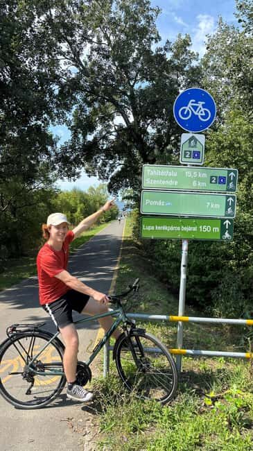 Szentendre by Bike: Self Guided Bike Rental Package! - Aquincum Roman ruins and the first riverside break you can actually plan