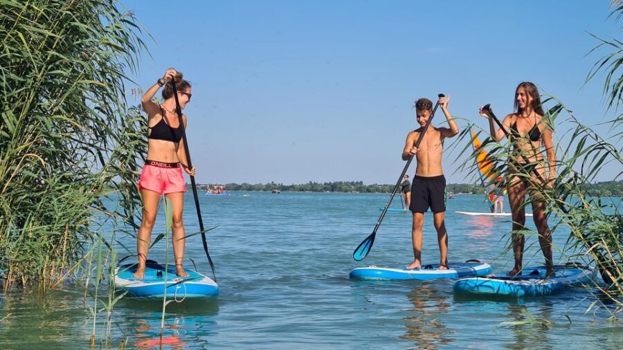 Tihany: SUP Course and Tour at Lake Balaton - The 2-Hour Flow: 1 Hour Learning, 1 Hour Paddling Solo