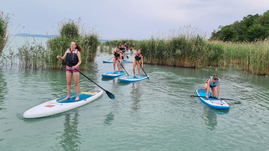 Tihany: SUP Course and Tour at Lake Balaton - Simulator Training and Beach Drills (So You Learn Before You Struggle)